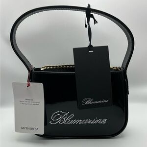 Blumarine Glossy Black Mini Bag